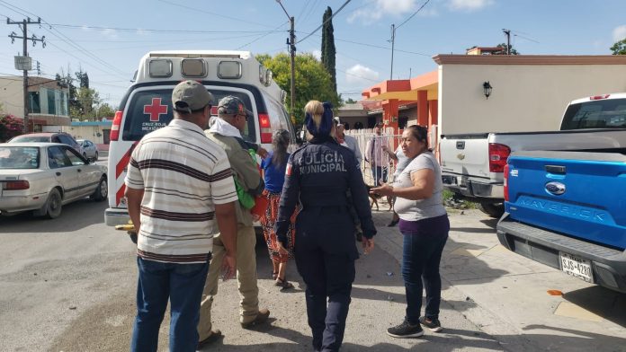 Accidente autobús de transporte urbano en Sabinas