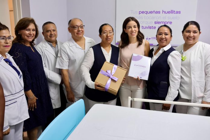 En Sabinas en el hospital del centro de Salud se entregó la Sala Código Mariposa