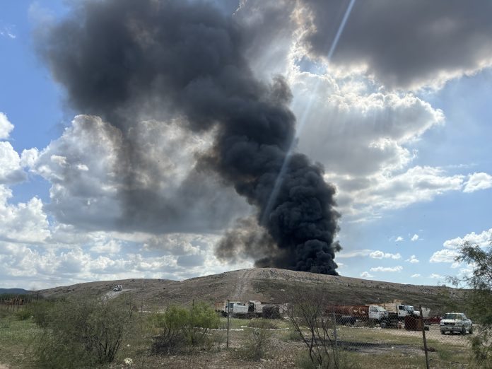 Nuevo incendio en relleno sanitario