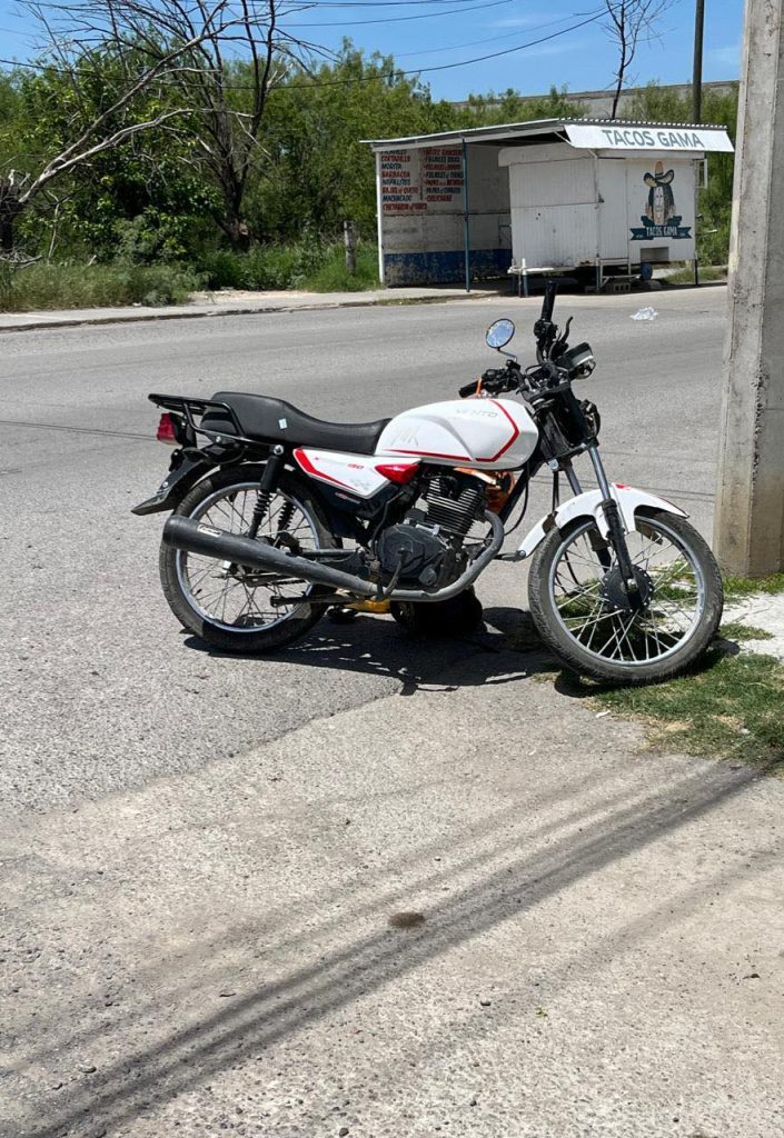 Motociclista herido en encontronazo en Sabinas