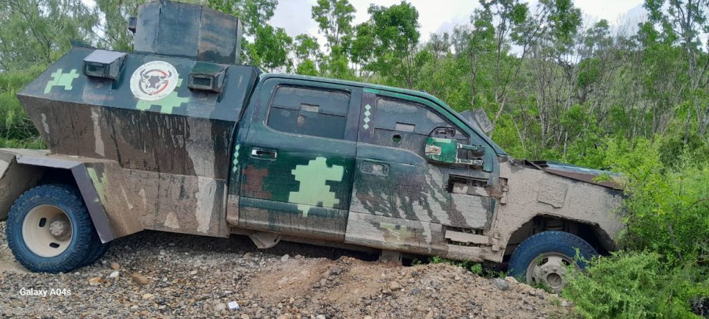 Ejército Mexicano aseguró armamento y vehículos en los límites de Tamaulipas con Nuevo León