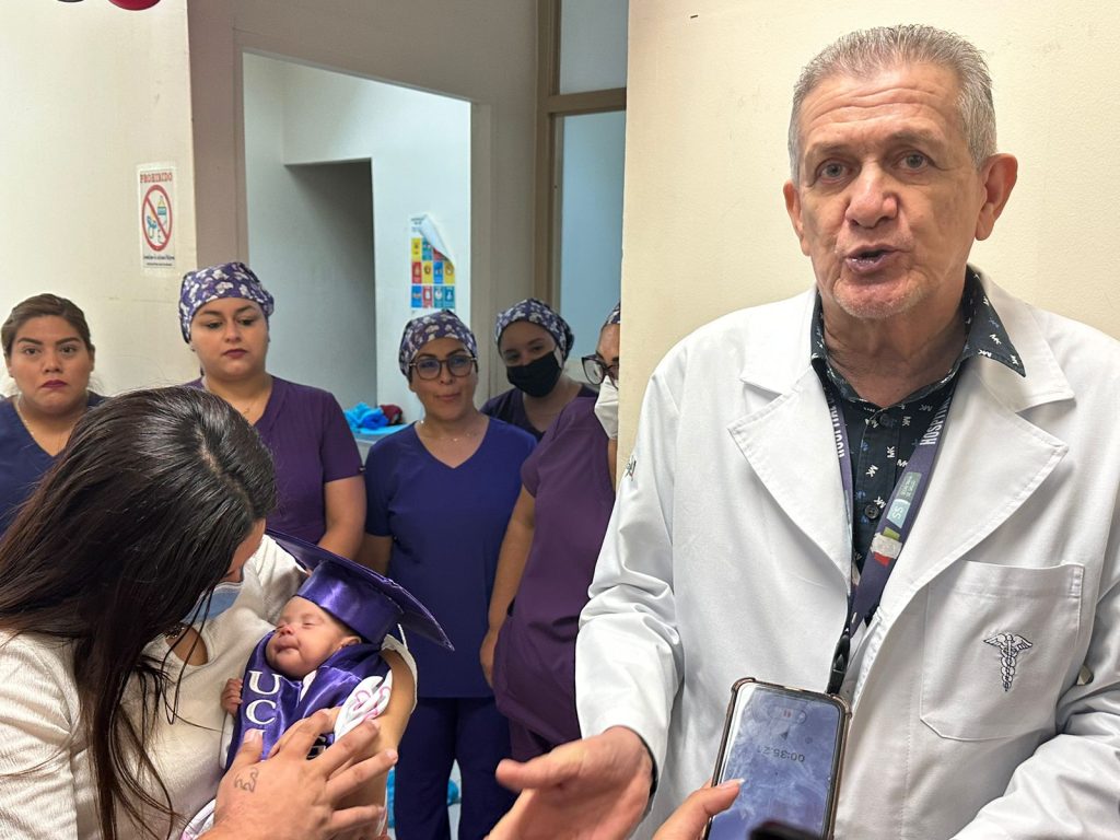 Bere, milagro de semana santa, nació con 26 semanas de gestación
