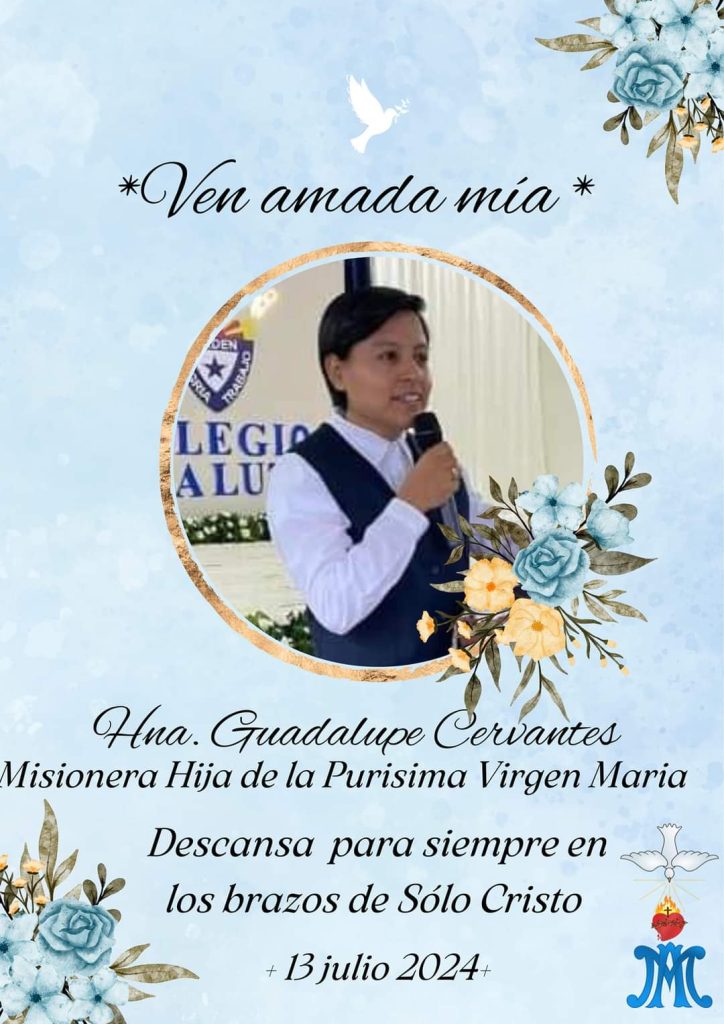 Piden por el eterno descanso de las misioneras fallecidas en accidente