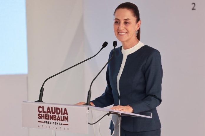 Claudia Sheinbaum anuncia construcción de tres mil km de tren de pasajeros en el norte para el próximo sexenio