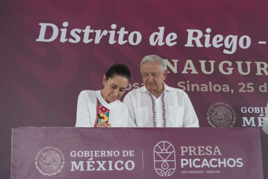 "Vamos a seguir apoyando a Sinaloa": Claudia Sheinbaum refrenda su compromiso a favor del desarrollo en el norte del país