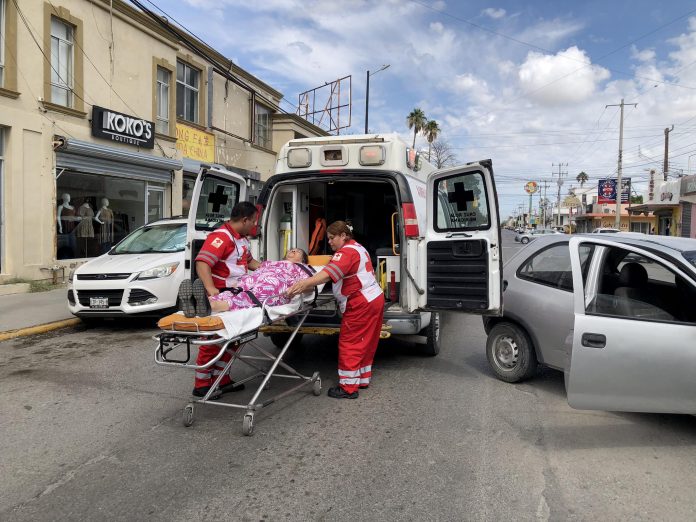 Los heridos fueron atendidos por paramédicos de Cruz Roja