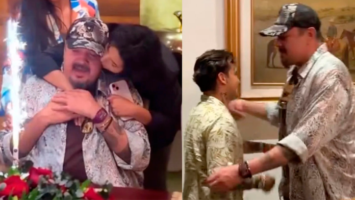 Pepe Aguilar festeja su cumpleaños con la presencia de Christian Nodal y Ángela Aguilar
