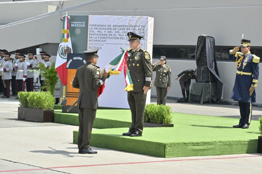 Cadetes del Heroico Colegio Militar y del Colegio del Aire participarán en la ceremonia del XLV Aniversario de la Constitución del Ejército de Nicaragua