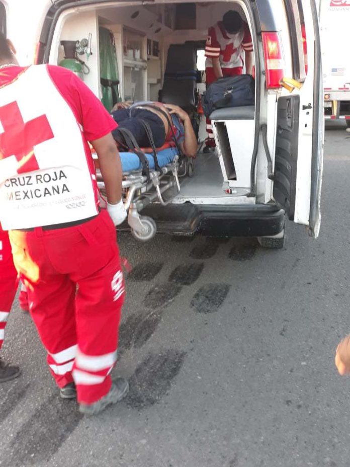 Lo reportan grave en un hospital a donde lo traslado la cruz roja