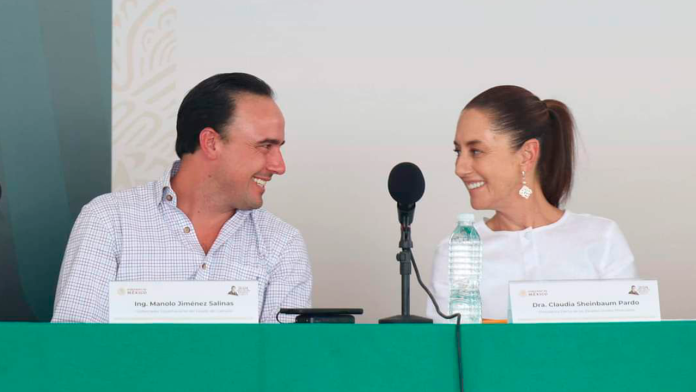 Reiteran Sheinbaum y Manolo compromiso de trabajo por Coahuila