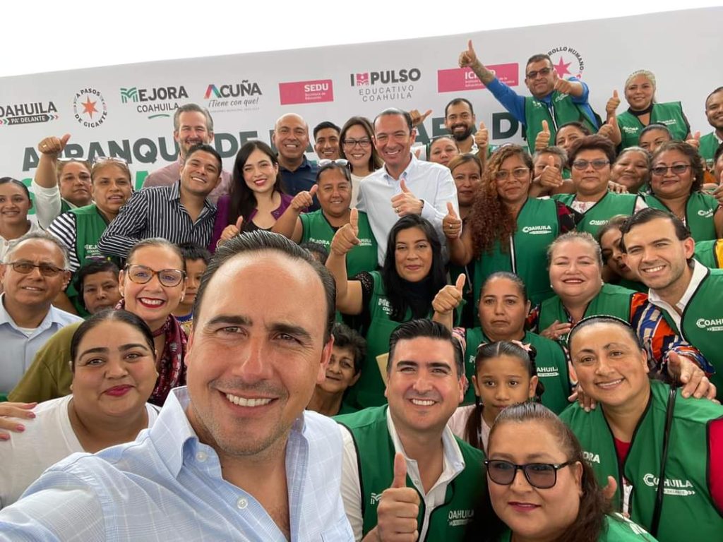 Arranca Manolo 200 obras sociales más en Coahuila