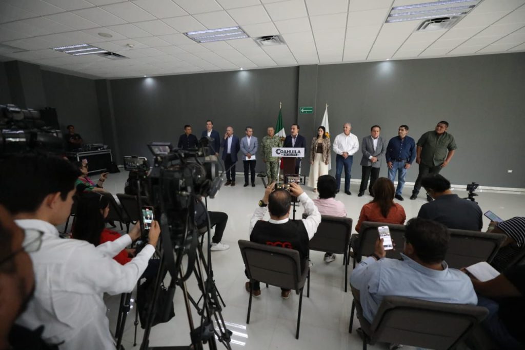 Coahuila seguro y en orden: Manolo Jiménez
