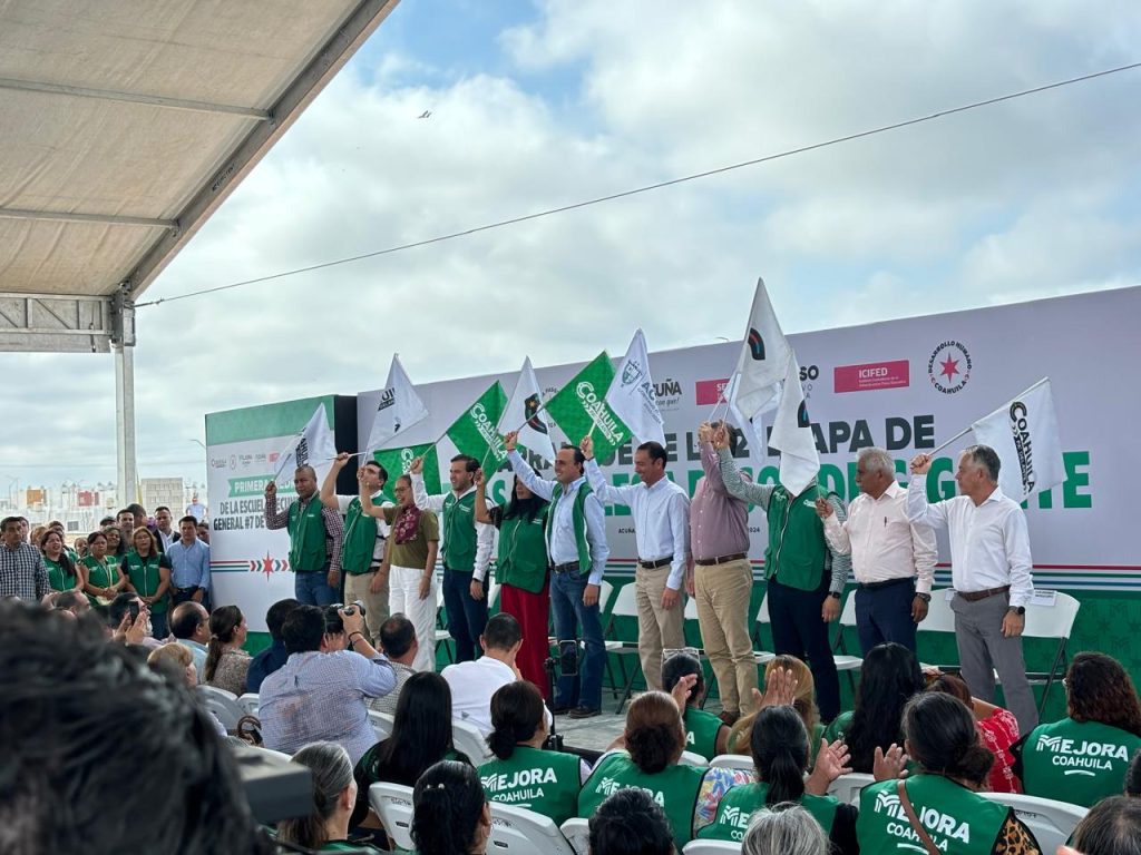 Dan arranque a obra de nueva secundaria en Acuña