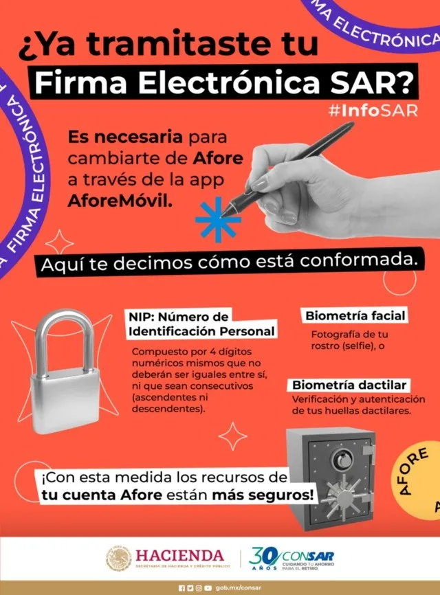 Así puedes obtener tu firma electrónica para cambiar de Afore: Consar