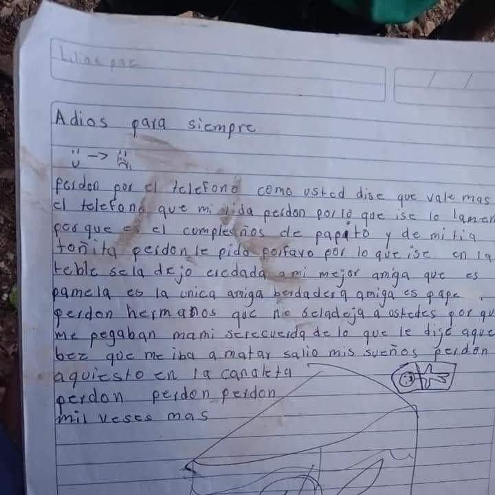 Niña de 12 años se quita la vida tras ser regañada por dañar un celular