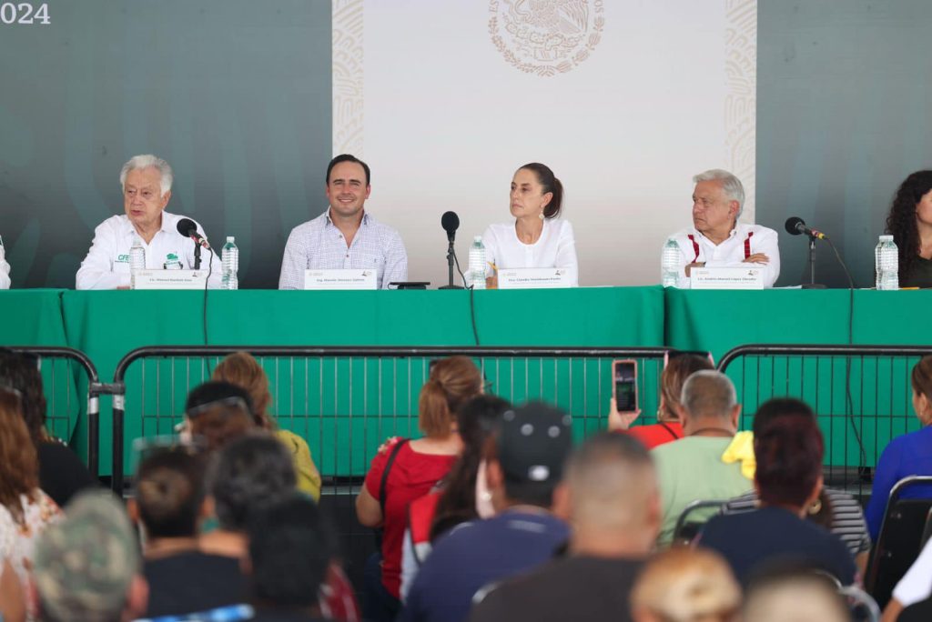 Reiteran Sheinbaum y Manolo compromiso de trabajo por Coahuila