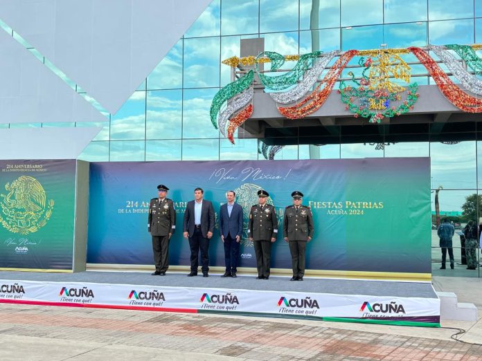 Da inicio Acuña a festividades del mes patrio