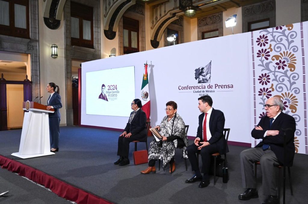 Presidenta Claudia Sheinbaum firma acuerdo que reconoce como crimen de lesa humanidad la Matanza Estudiantil del 2 de octubre de 1968