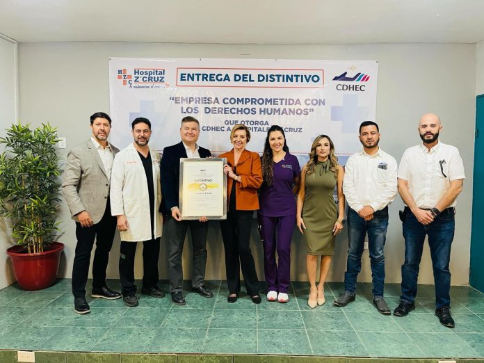 Reconoce CDHEC al hospital “Z Cruz”