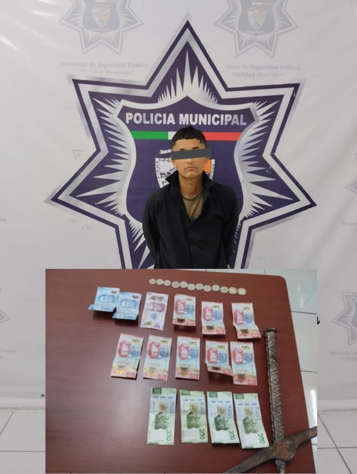 Detienen infraganti a ladrón de estanquillo