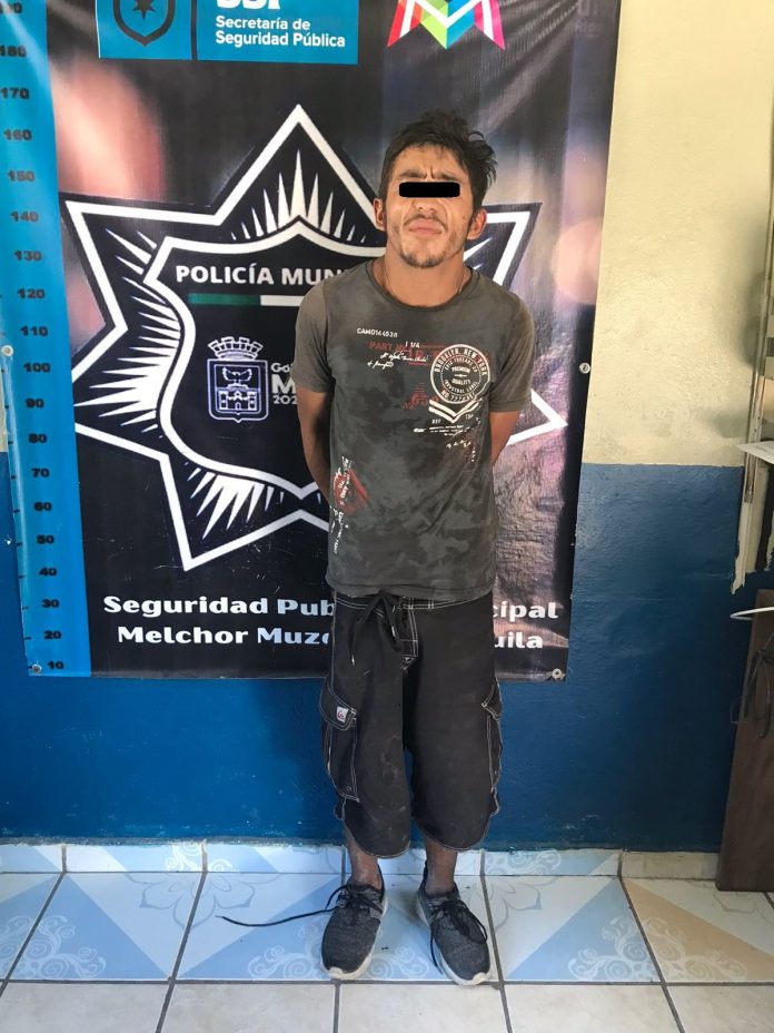 Detenido con droga en Múzquiz
