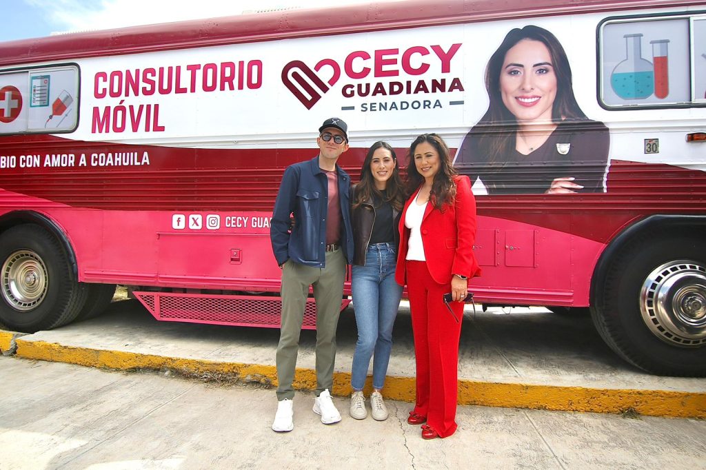 Un cambio con amor a Coahuila: Inaugura Cecilia Guadiana en Saltillo Consultorio Móvil