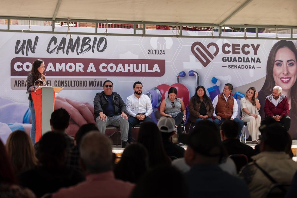 Un cambio con amor a Coahuila: Inaugura Cecilia Guadiana en Saltillo Consultorio Móvil