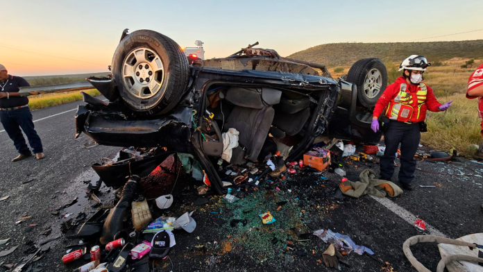 Identifican a dos monclovenses que perdieron la vida en fatal accidente en la carretera 57