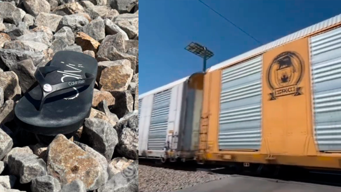 Mujer sufre amputación de pierna y se encuentra grave tras querer ganarle el paso a un tren