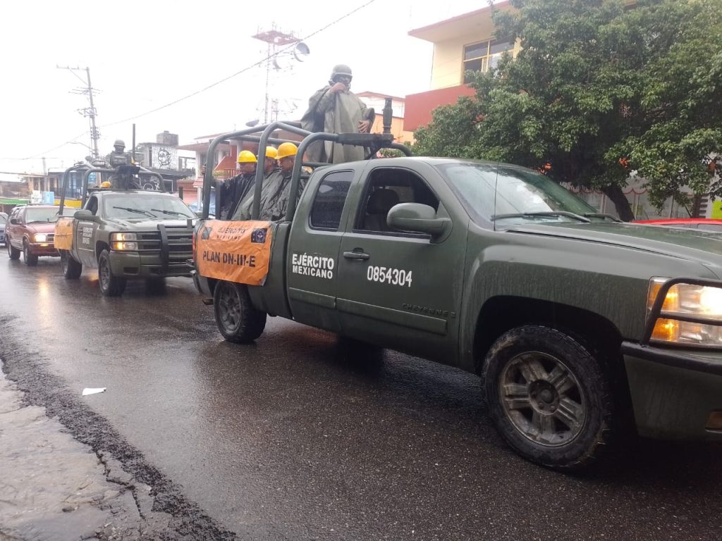 Más de 5 mil 200 efectivos del Ejército, Fuerza Aérea y Guardia Nacional aplican planes DN-III-E y GN-A en la Península de Yucatán