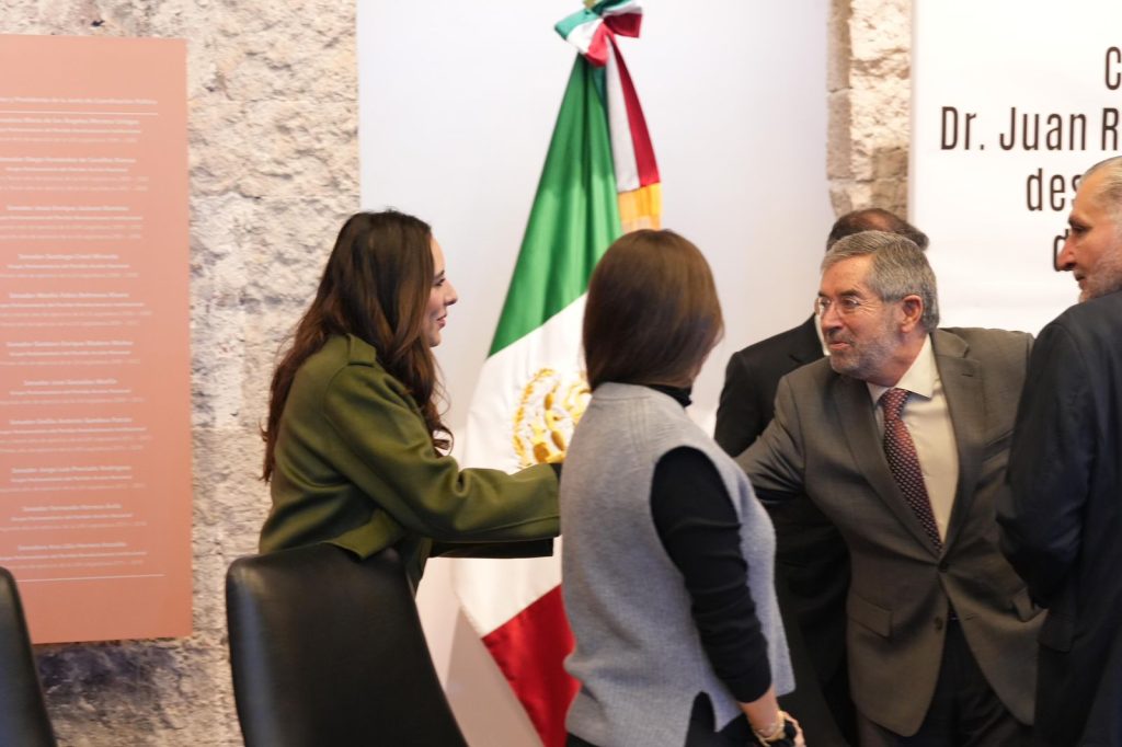 Cecilia Guadiana participa en comparecencia del canciller Juan Ramón de la Fuente como secretario de Relaciones Exteriores