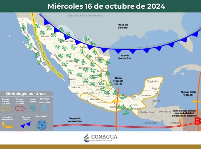 El Frente Frío número 4 provocará lluvias y descenso de temperaturas en Coahuila