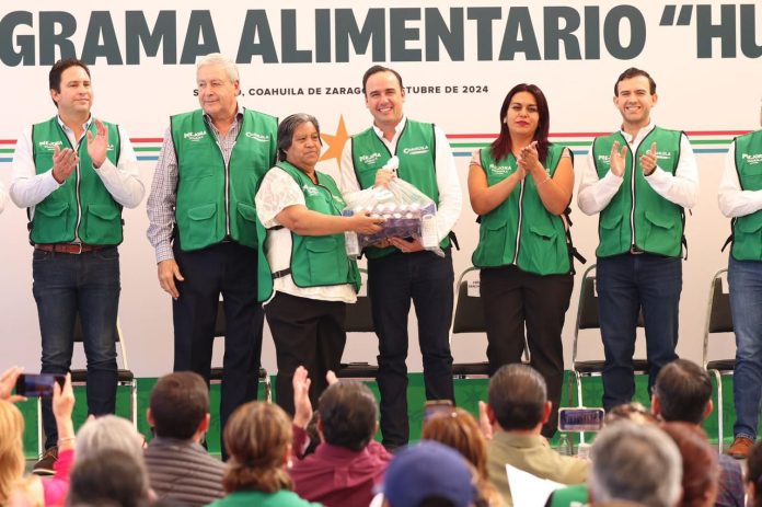 Con el programa alimentario beneficiaremos a miles de familias coahuilenses: Manolo Jiménez