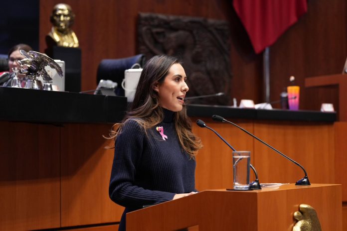 Desde la máxima tribuna del país, Cecilia Guadiana recuerda el Voto universal a las mujeres