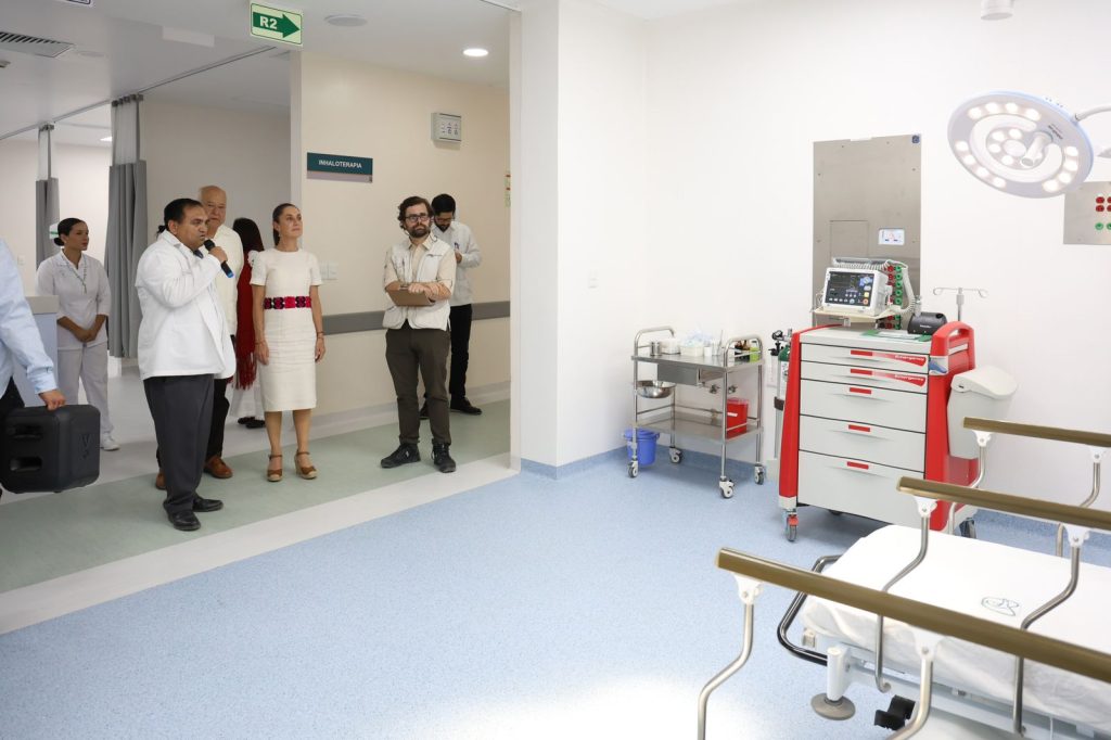 Claudia Sheinbaum inaugura Hospital General Santa Rosalía en Baja California Sur