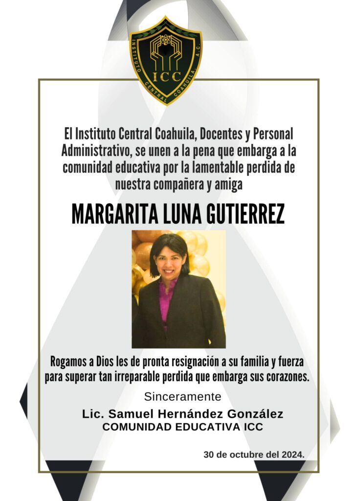 Lamentan en Monclova el fallecimiento de la locutora y maestra Maggy Luna