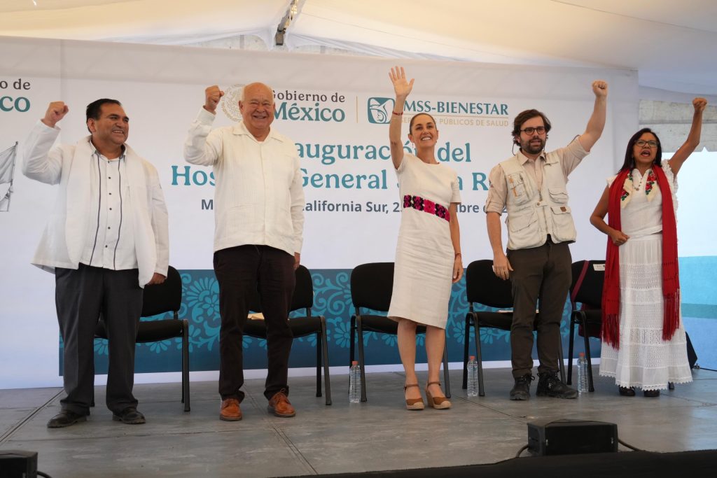 Claudia Sheinbaum inaugura Hospital General Santa Rosalía en Baja California Sur