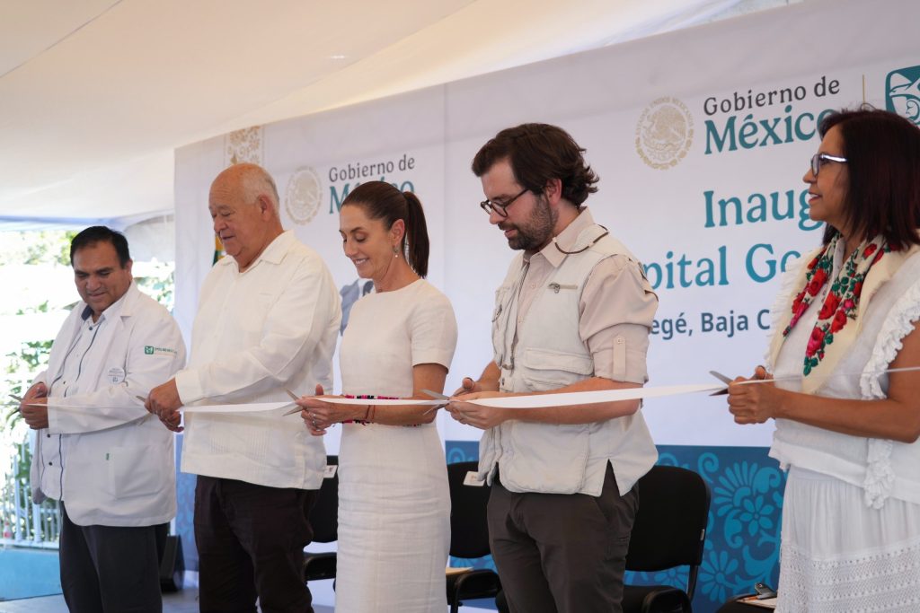 Claudia Sheinbaum inaugura Hospital General Santa Rosalía en Baja California Sur