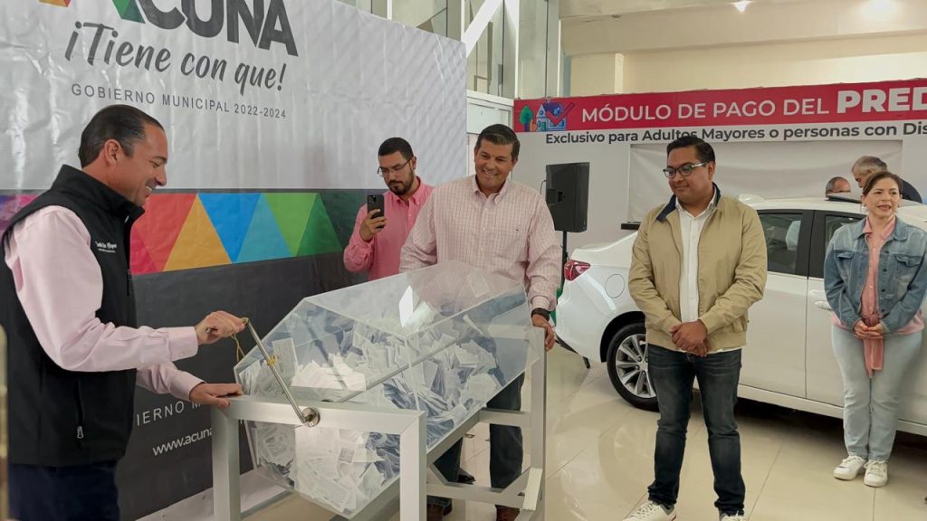 Municipio realizó sorteo ‘’gana cumpliendo con el pago de tu impuesto predial’’ 2024