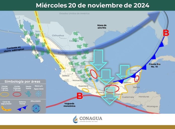 SE ESPERA DESCENSO DE TEMPERATURA EN COAHUILA POR EL FRENTE FRÍO NÚMERO 10