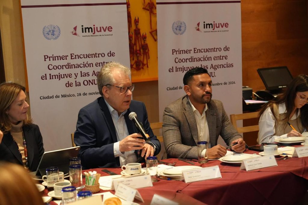 Acuerda Instituto Mexicano de la Juventud trabajo coordinado en materia de juventudes con la ONU