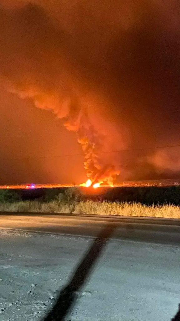 Cierran carretera en Coahuila tras explosión de pipa de gasolina en la autopista Premier