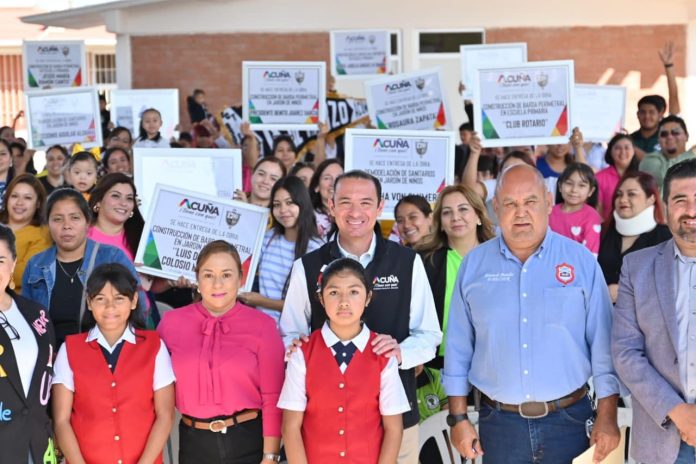 Escuelas en Acuña son beneficiadas con la mejora de infraestructura