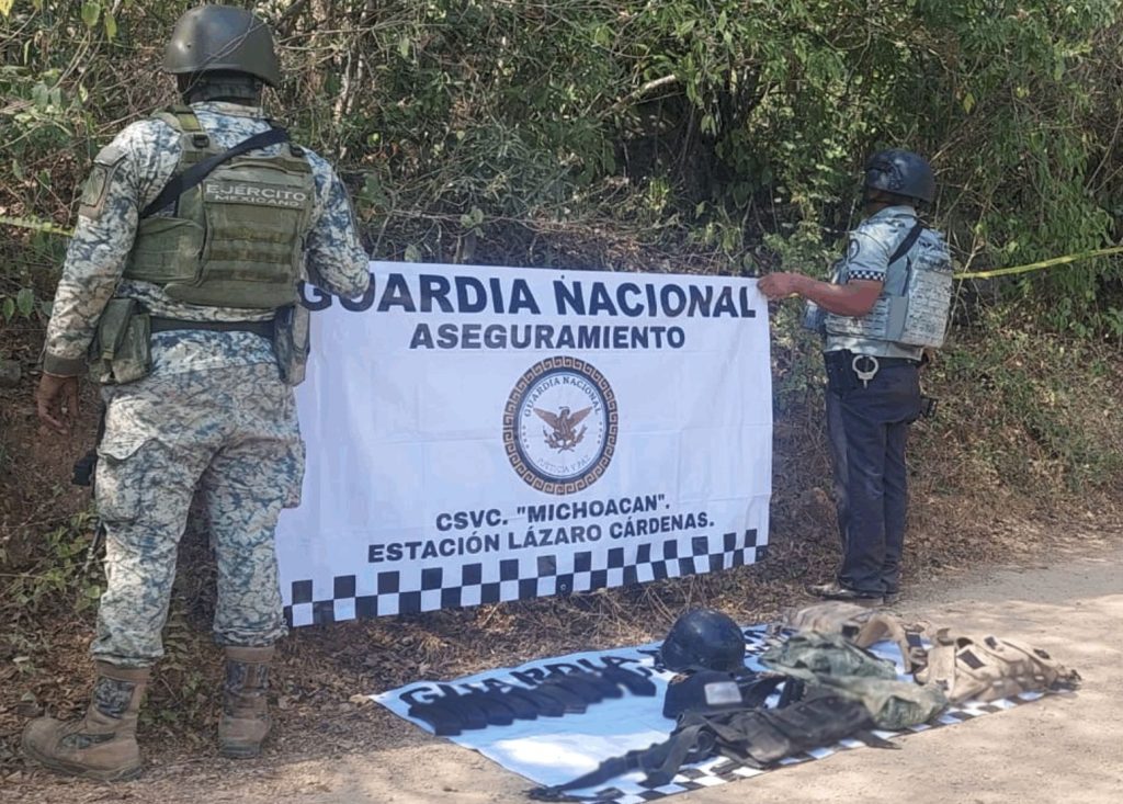 Acciones de seguridad en Michoacán