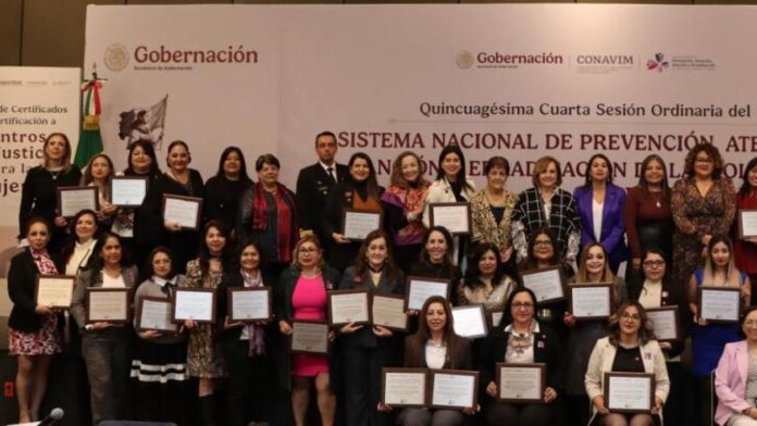 CONAVIM otorga segunda recertificación al Centro de Justicia para las Mujeres de Cuernavaca