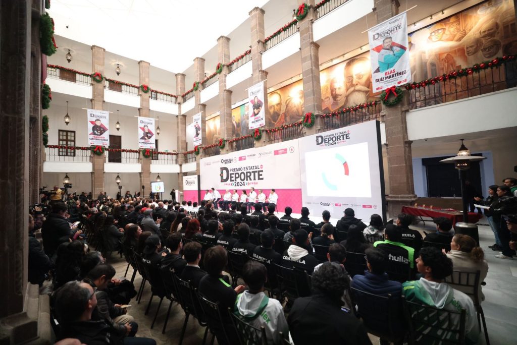 Entrega Gobernador el Premio Estatal del Deporte 2024