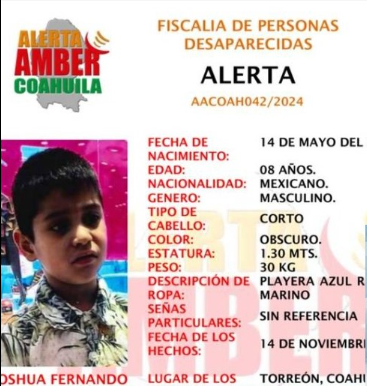 Activan Alerta Amber por la desaparición de tres hermanitos en Coahuila