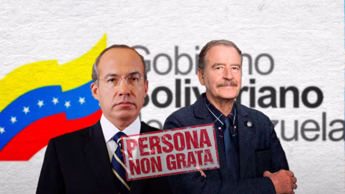 Nombrará Venezuela personasnon gratas a Fox y Calderón