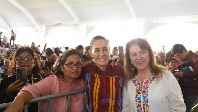 Claudia Sheinbaum concluye gira para entregar tarjetas Pensión Mujeres Bienestar