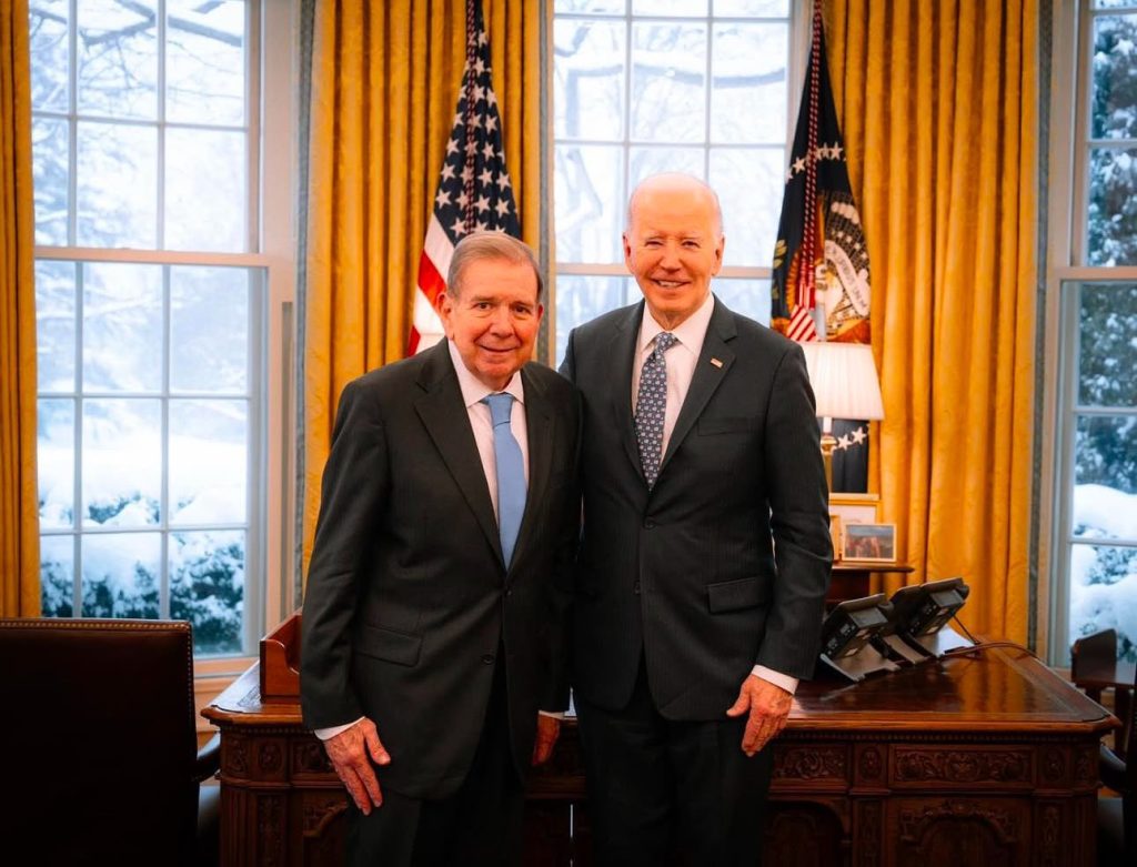 Edmundo González calificó de “larga y productiva” su reunión con Joe Biden